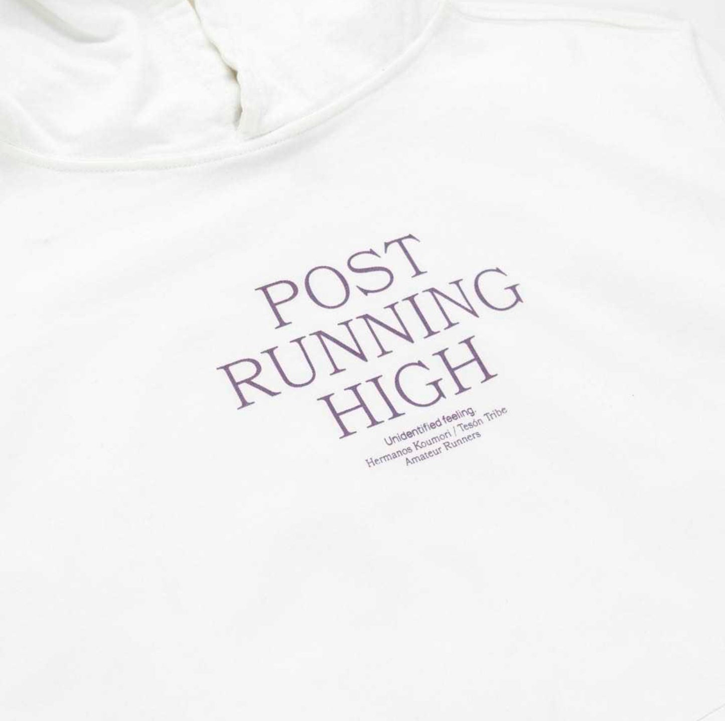 Hermanos Koumori - Post Running High Hoodie - white