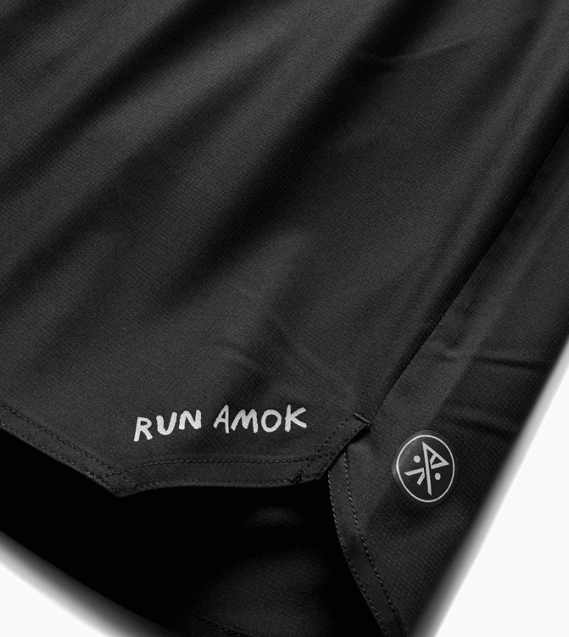 Roark Run Amok - Baja Shorts 5" - black 2 - Short running hommes