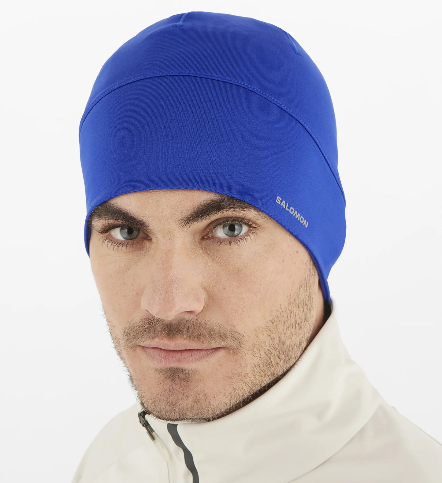 Salomon - Active Beanie - surf the web blue - Bonnet running unisexe