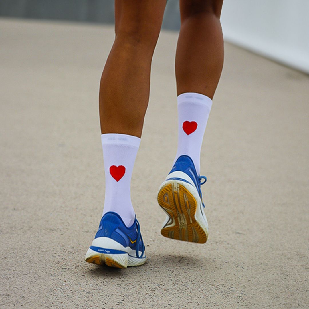 Bomolet - Cœur Socks - Chaussettes Running unisexe
