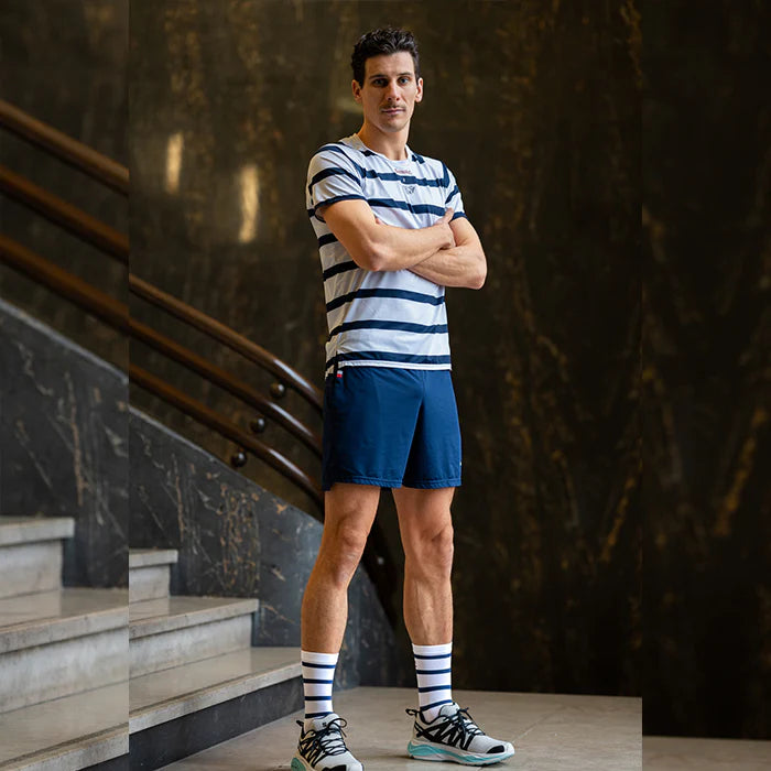 Bomolet - Marinière x Pierre-Ambroise Bosse - Chaussettes Running unisexe