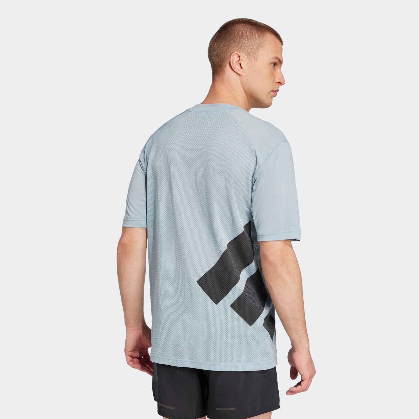 Adidas - Xperior Tee - magic grey - teeshirt running hommes