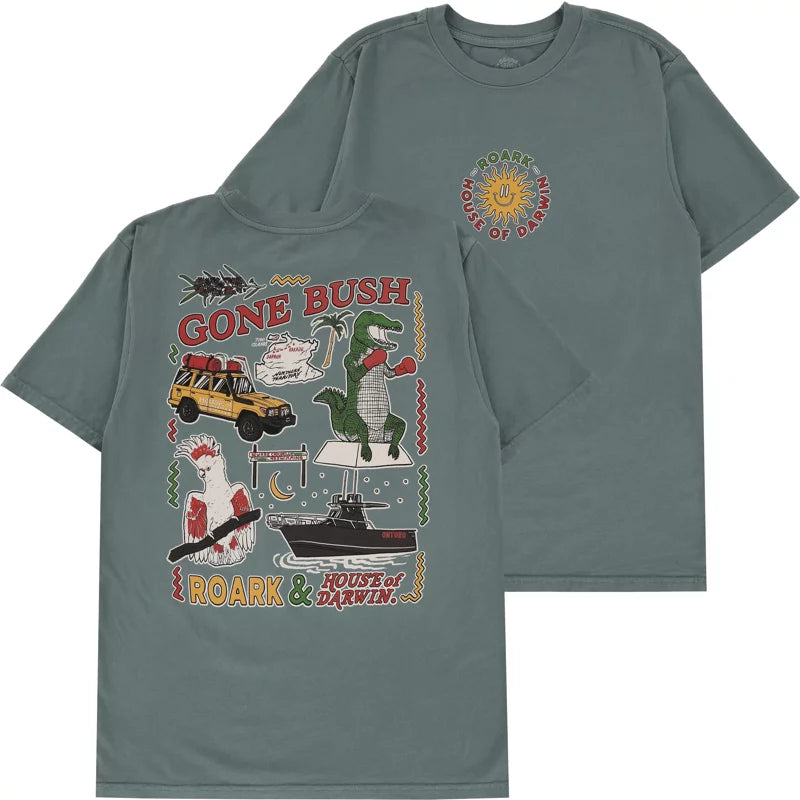 Roark - Hood Postcard - forest - Teeshirt Hommes