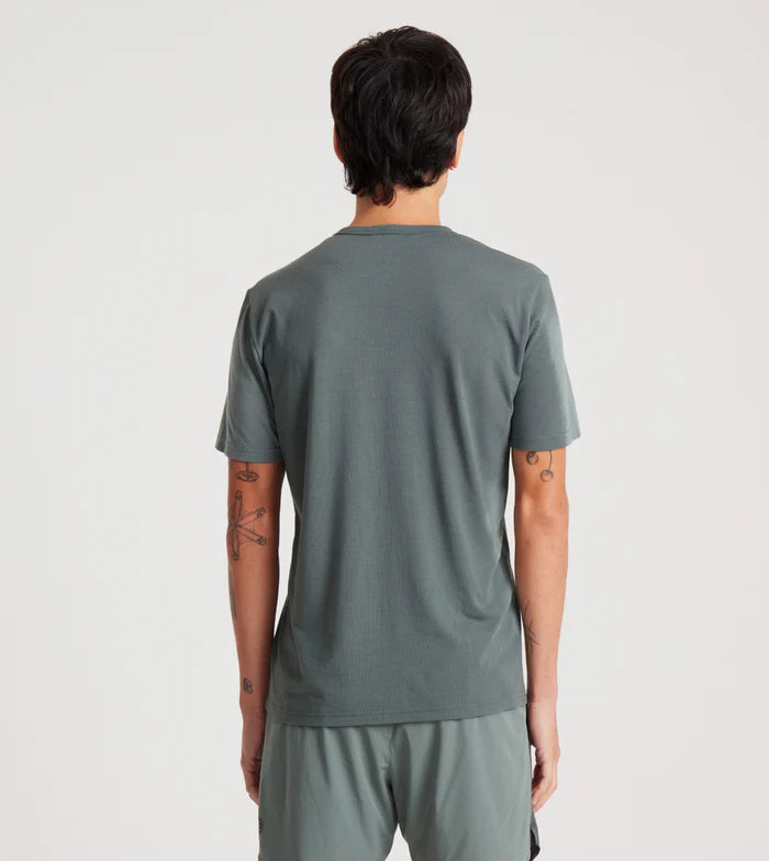 Roark Run Amok - Mathis Core Running Tee - forest green - teeshirt running hommes