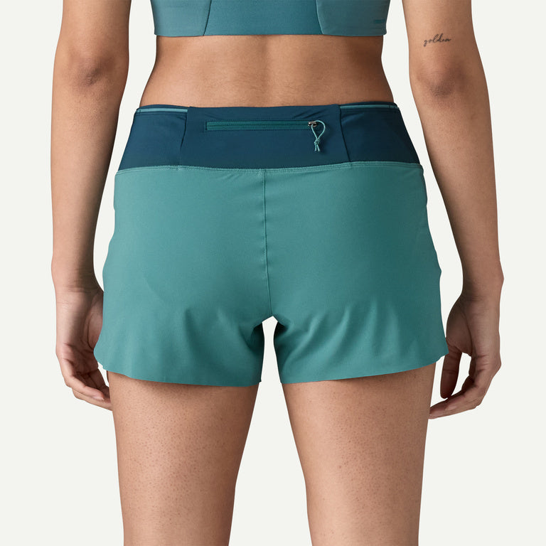 Patagonia - Strider Pro Shorts 3½" - wetland blue - Short running femmes