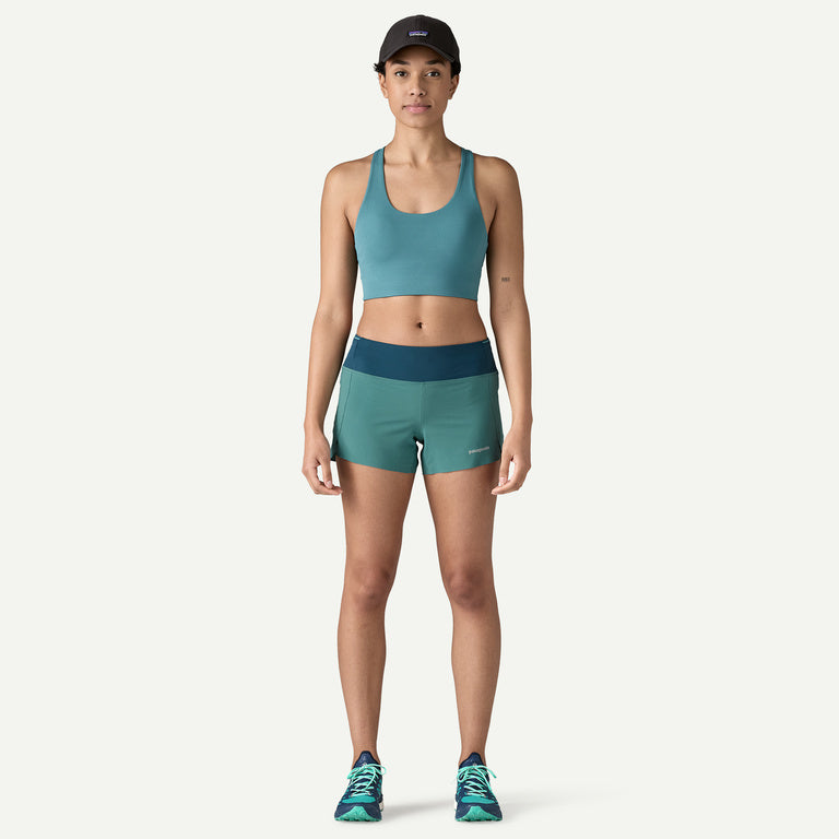Patagonia - Strider Pro Shorts 3½" - wetland blue - Short running femmes