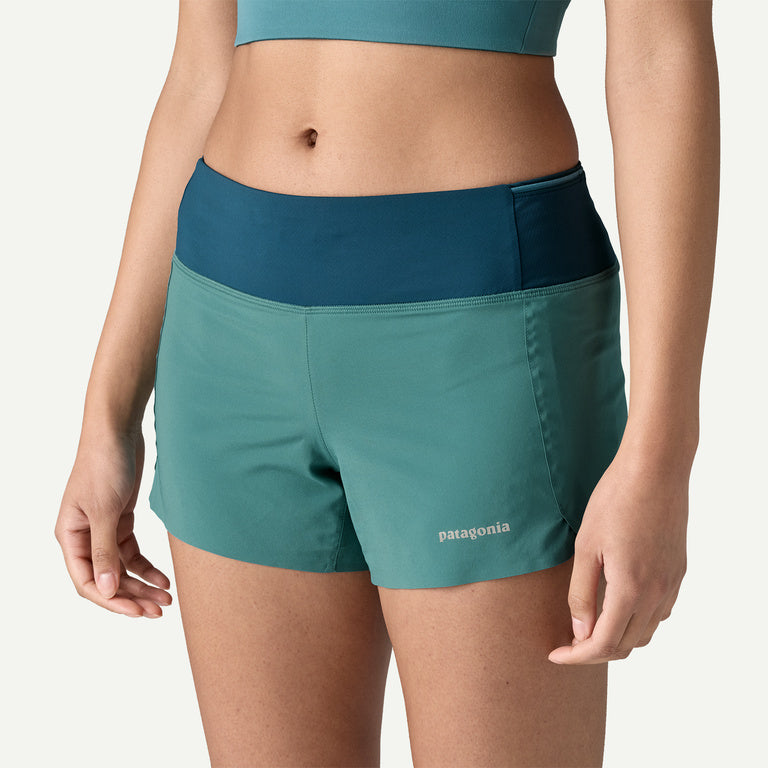 Patagonia - Strider Pro Shorts 3½" - wetland blue - Short running femmes
