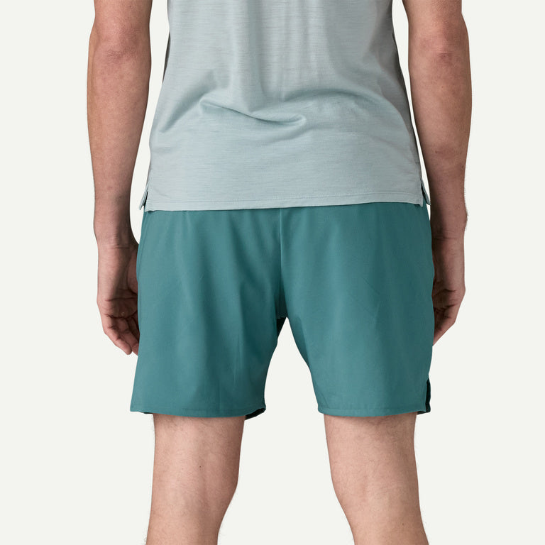 Patagonia - Multi Trails Short 8" - wetland blue - short running hommes
