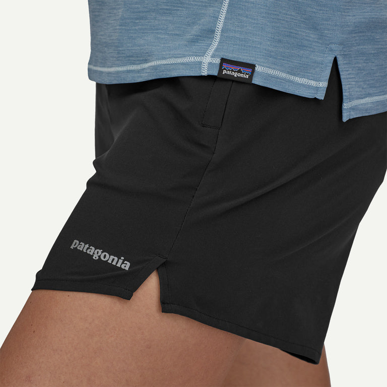 Patagonia - Women's Multi Trails Shorts - 5½" - Wild Botanist / Thermal Blue - short running femmes