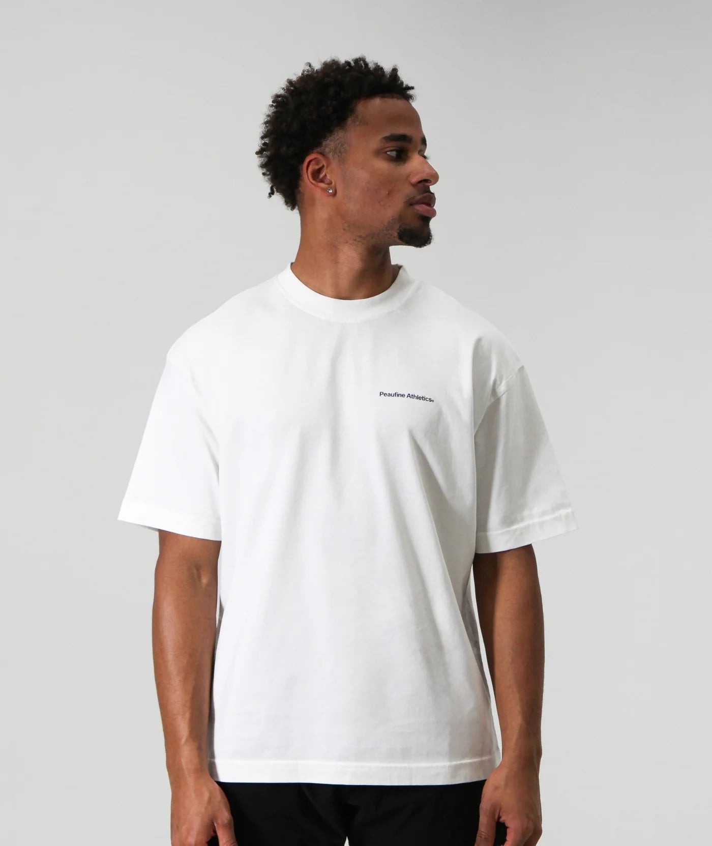 Peaufine Athletics - Oversize Organic T-shirt Mediterranean Running Club - off white - Teeshirt Hommes