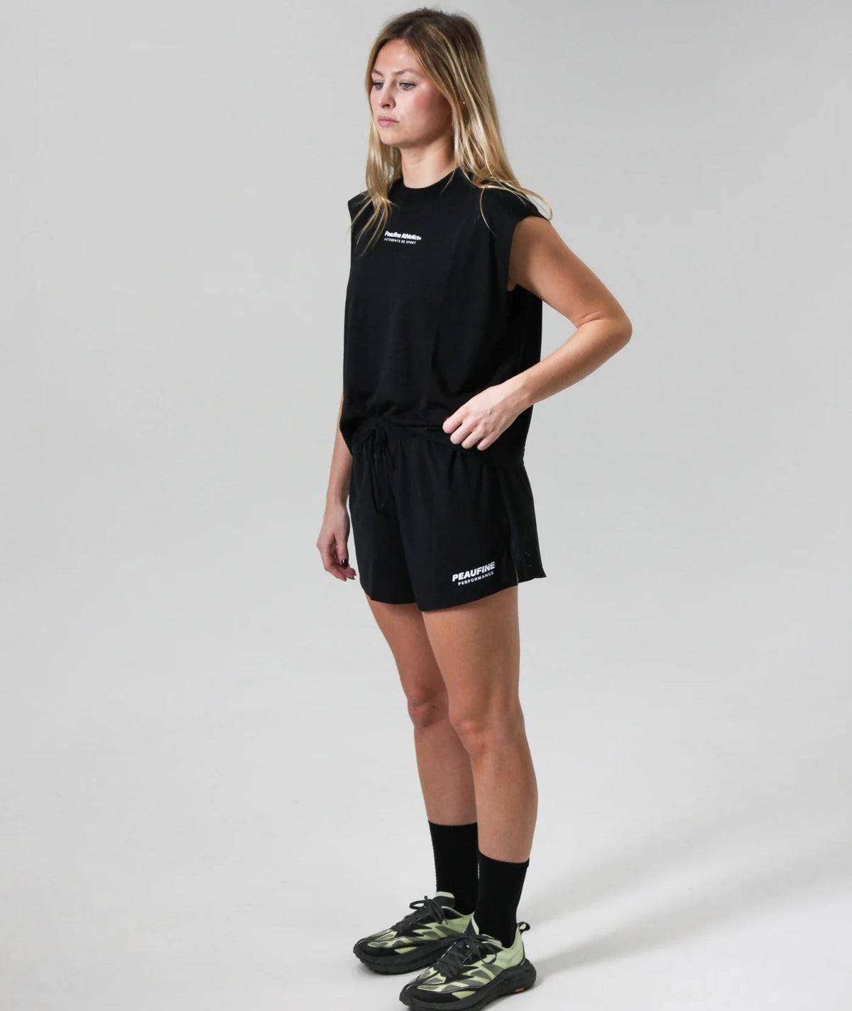 Peaufine Athletics - Performance Short 3” - black - Short Running unisexe