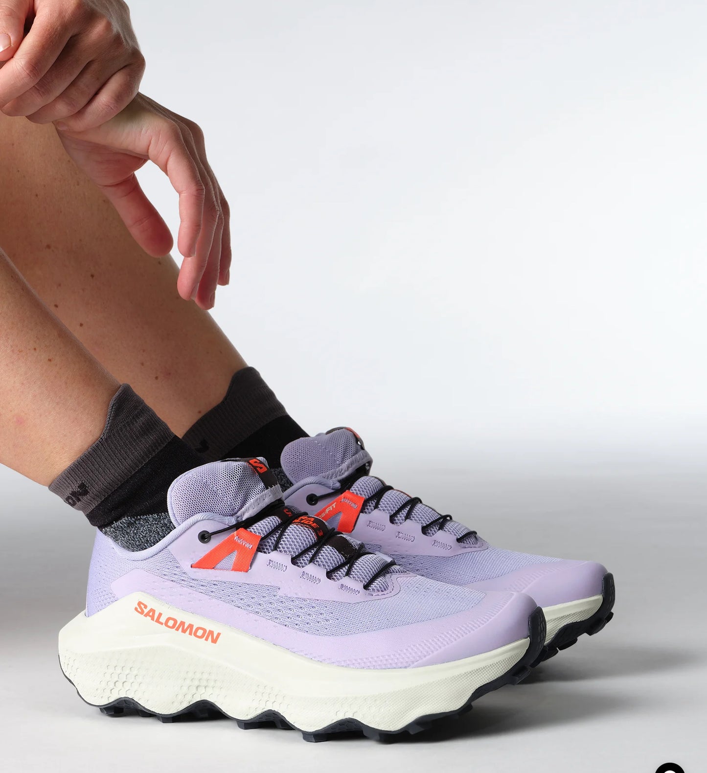 Salomon - Ultra Glide 3 - Cosmic Sky / Icicle / Neon Flame - Chaussures trail running femmes