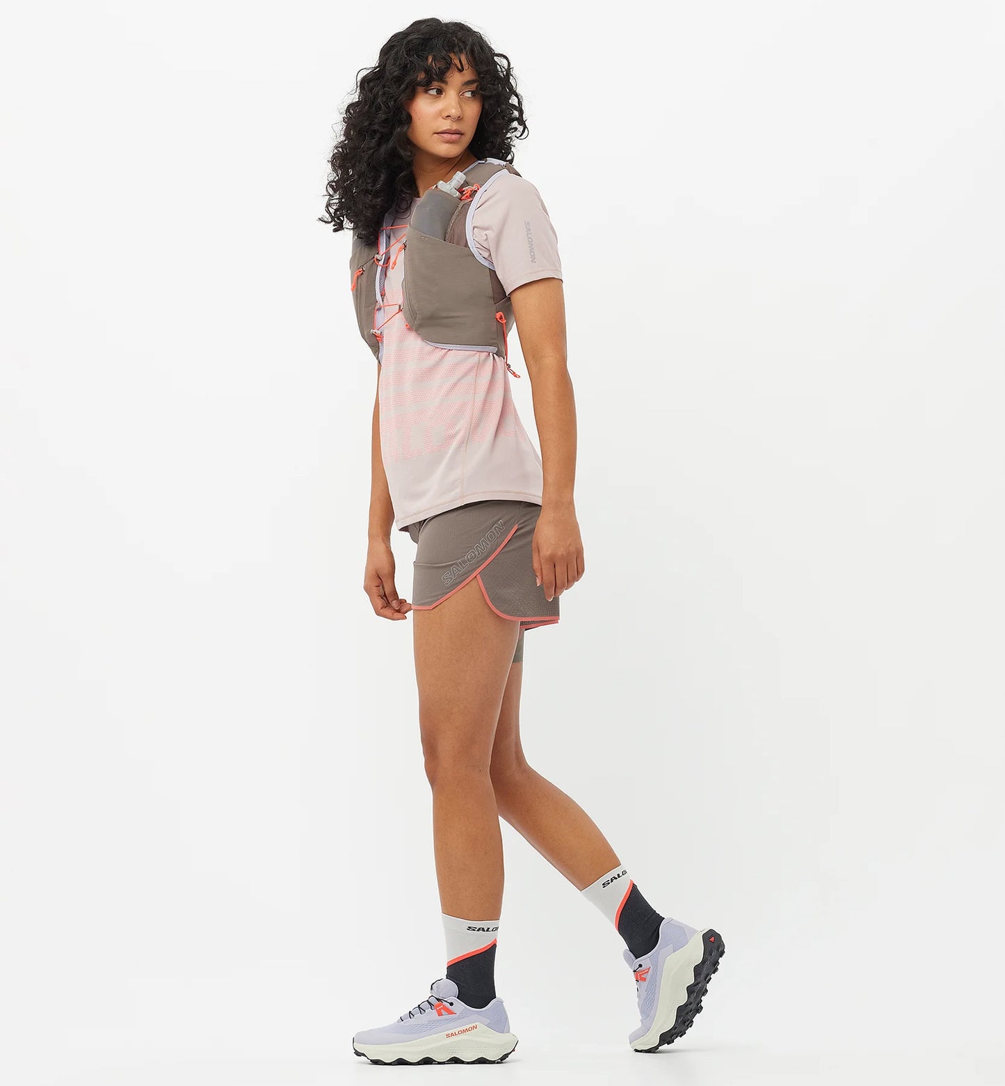 Salomon - Ultra Glide 3 - Cosmic Sky / Icicle / Neon Flame - Chaussures trail running femmes