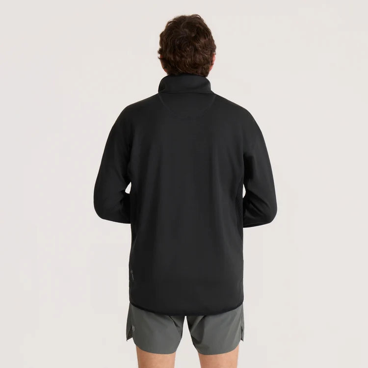Roark - Grid Lock Fleece - black - polaire running hommes