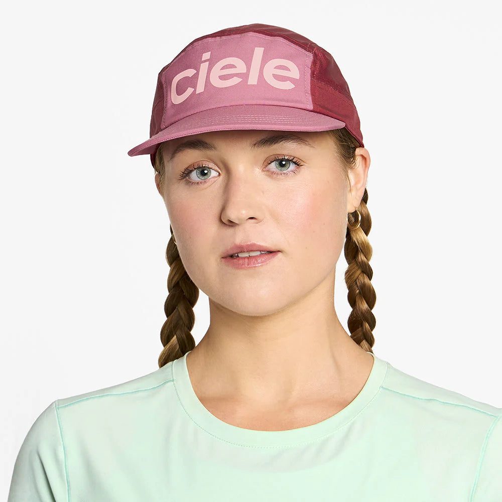 Ciele Athletics - GOCap Comp - Century - Deco Rose/Merlot - casquette running unisexe