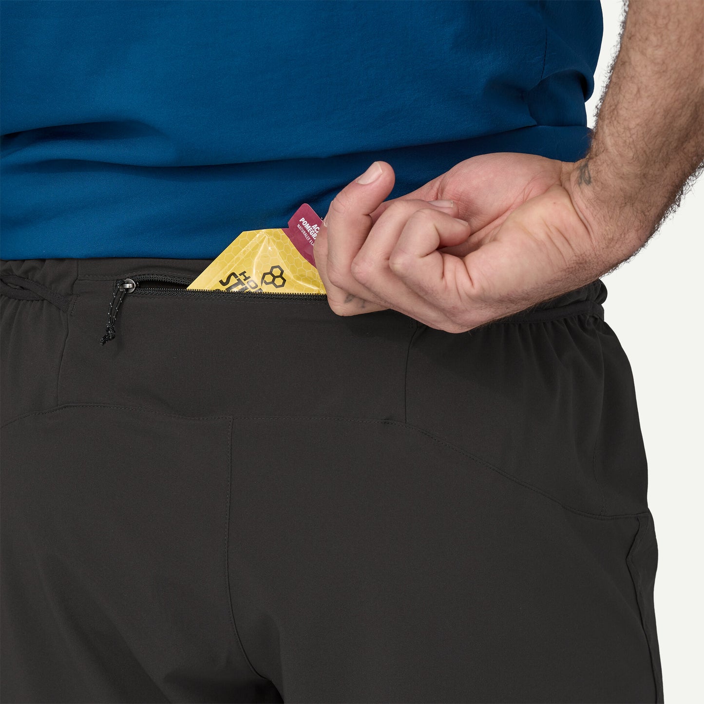 Patagonia - Strider Pro Shorts - 5" - wild Botanist / Thermal Blue - Short running hommes