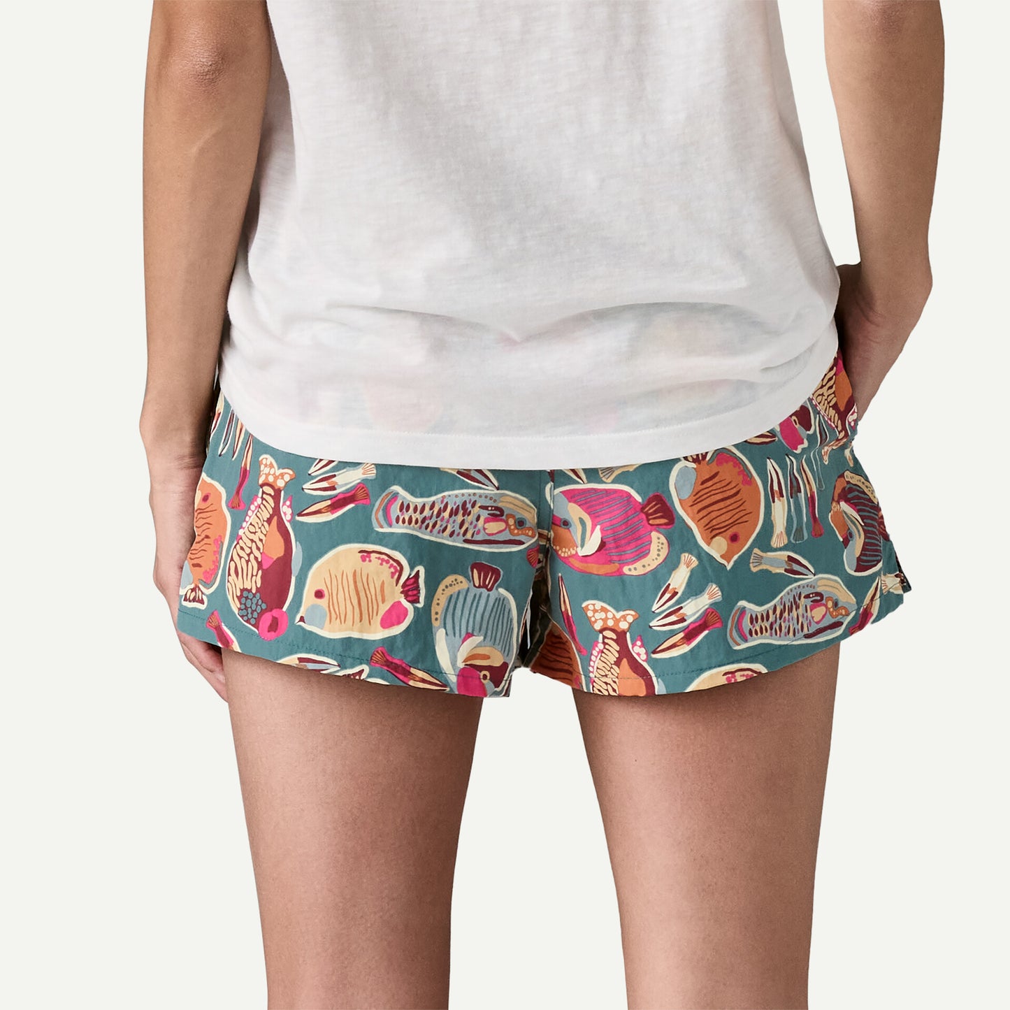 Patagonia - Women's Barely Baggies™ Shorts - 2½" - Wrasse / Wetland Blue - short/maillot de bain femmes