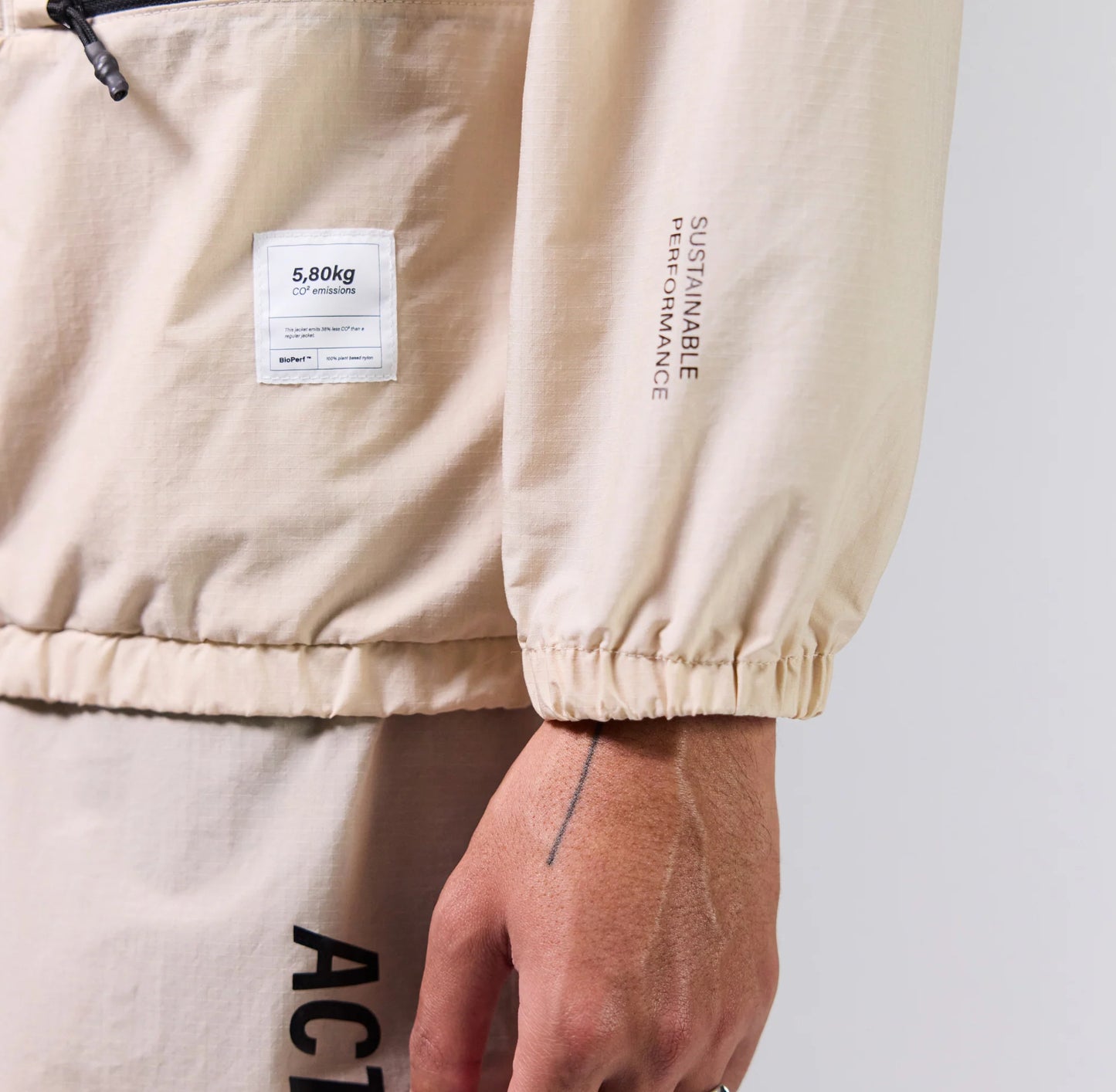 Act Running - BioRip Coupe-vent - beige - veste running hommes