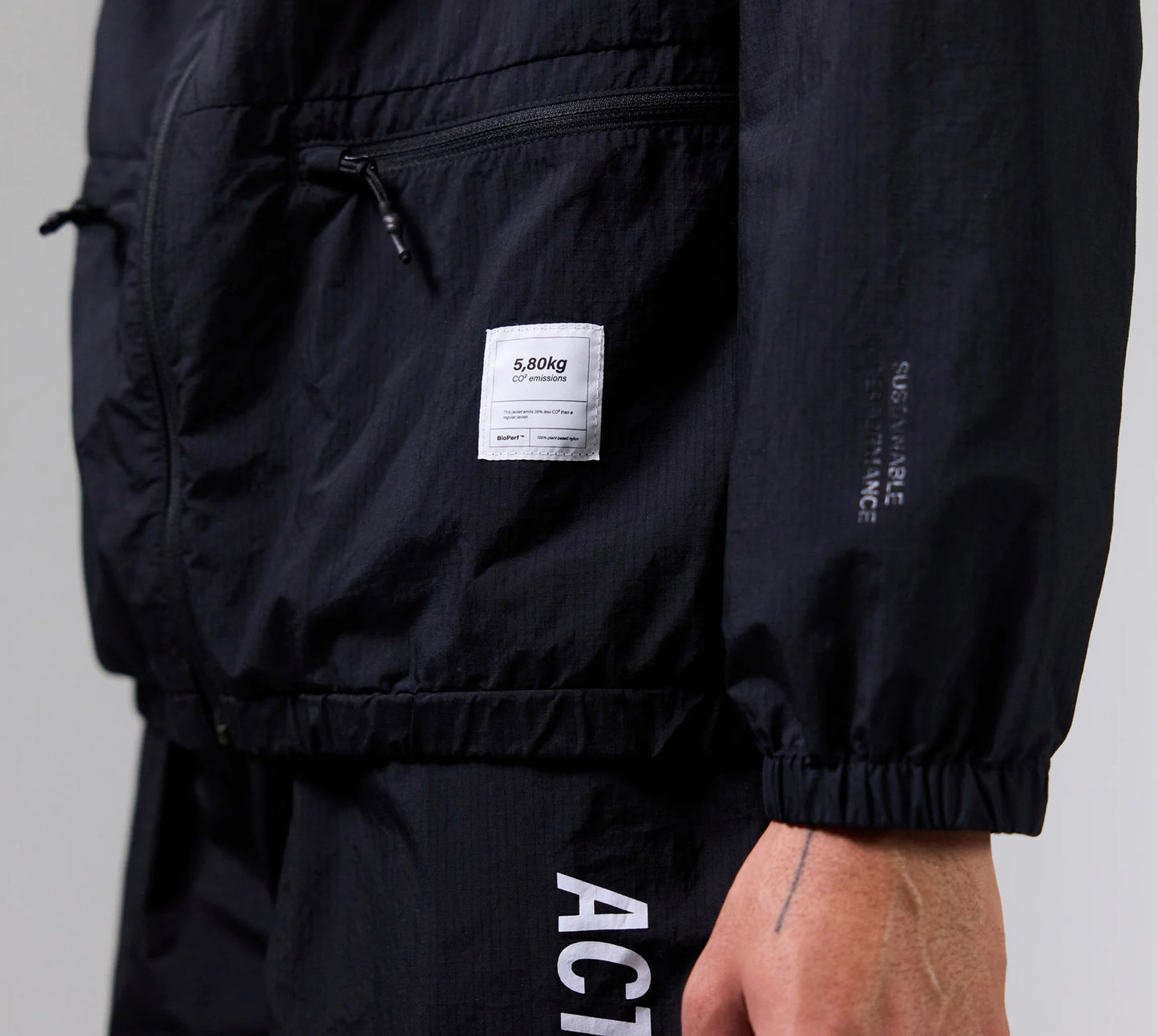 Act Running - BioRip Coupe-vent - noir - veste running hommes