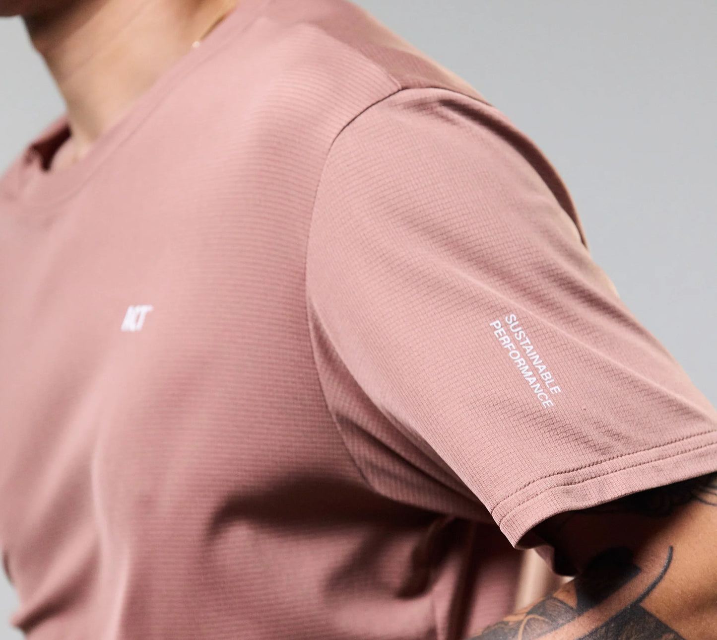 Act Running - BioPerf Tee - terracotta - teeshirt running hommes