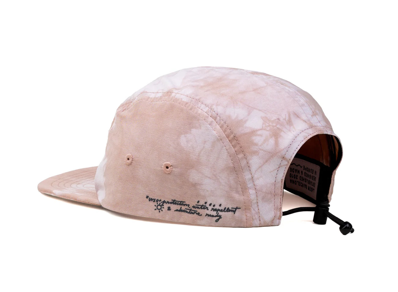 Laser Barcelona X Mercidistillery - Trail 5 Panel Hat - Mud dye - Casquette running