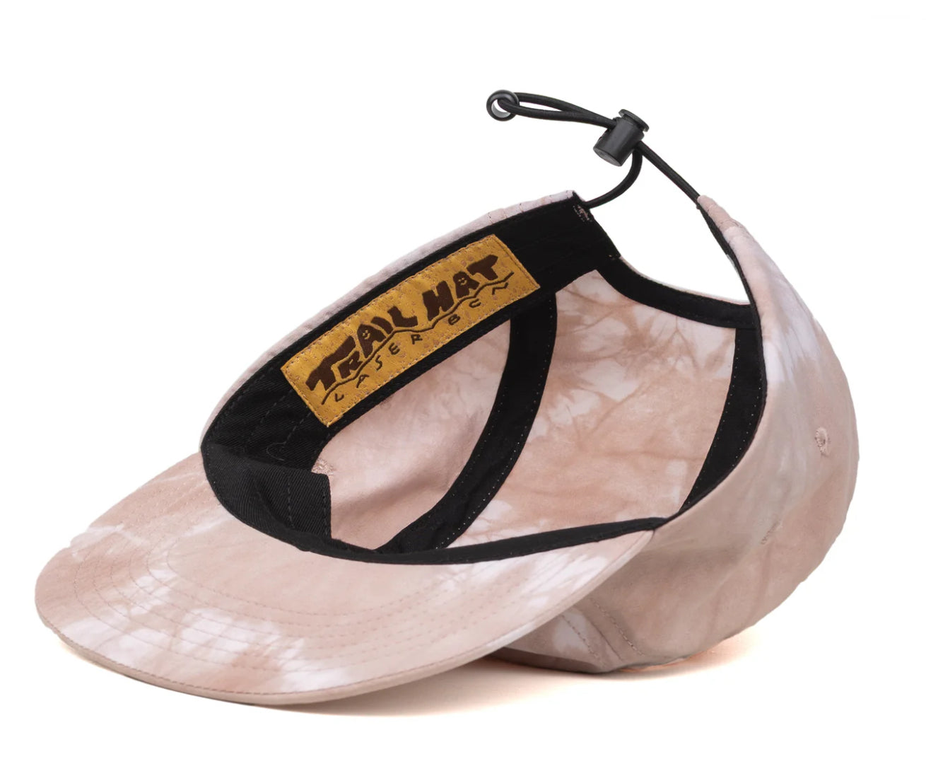 Laser Barcelona X Mercidistillery - Trail 5 Panel Hat - Mud dye - Casquette running