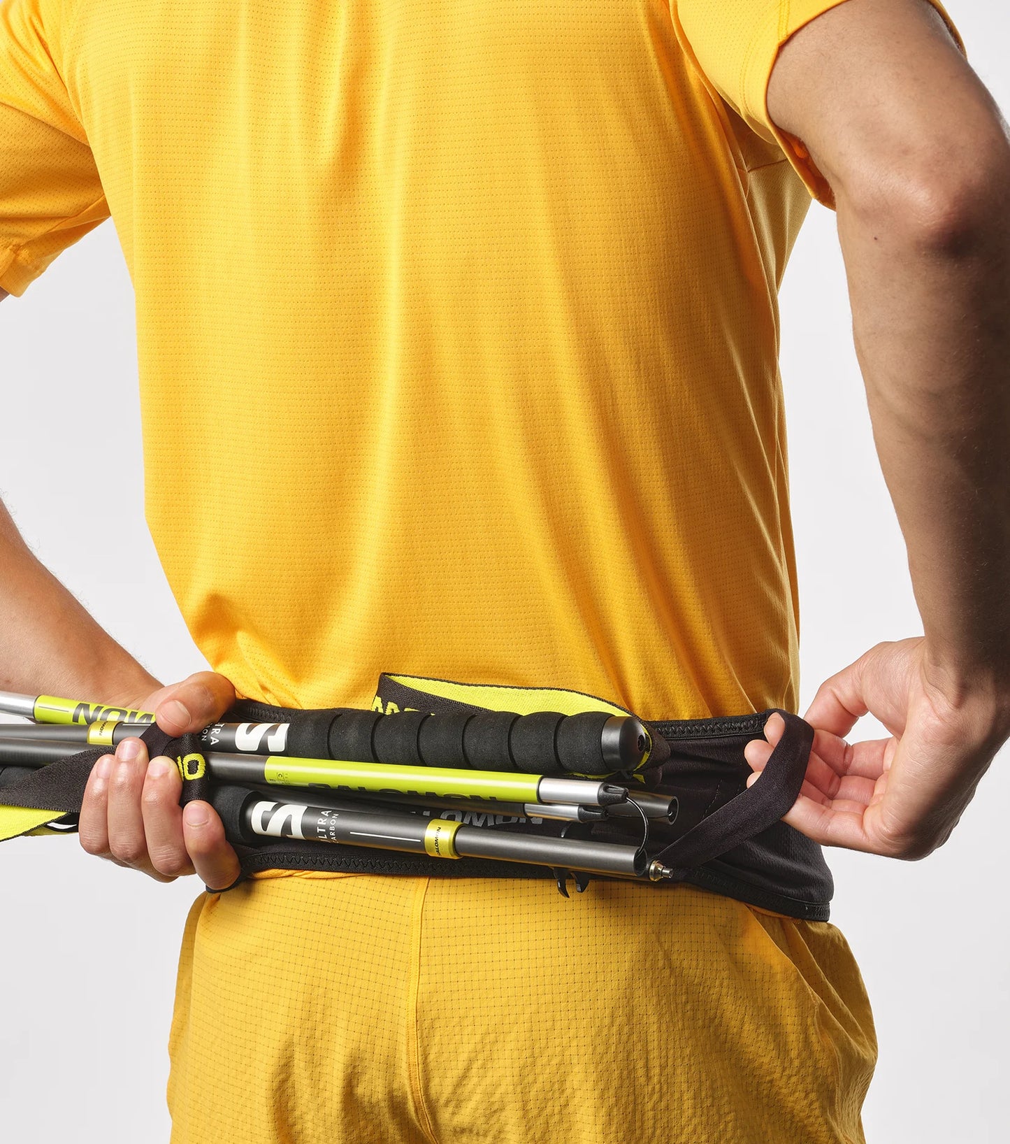 Salomon - Pulse Belt - iron / neon flame - ceinture trail running unisexe