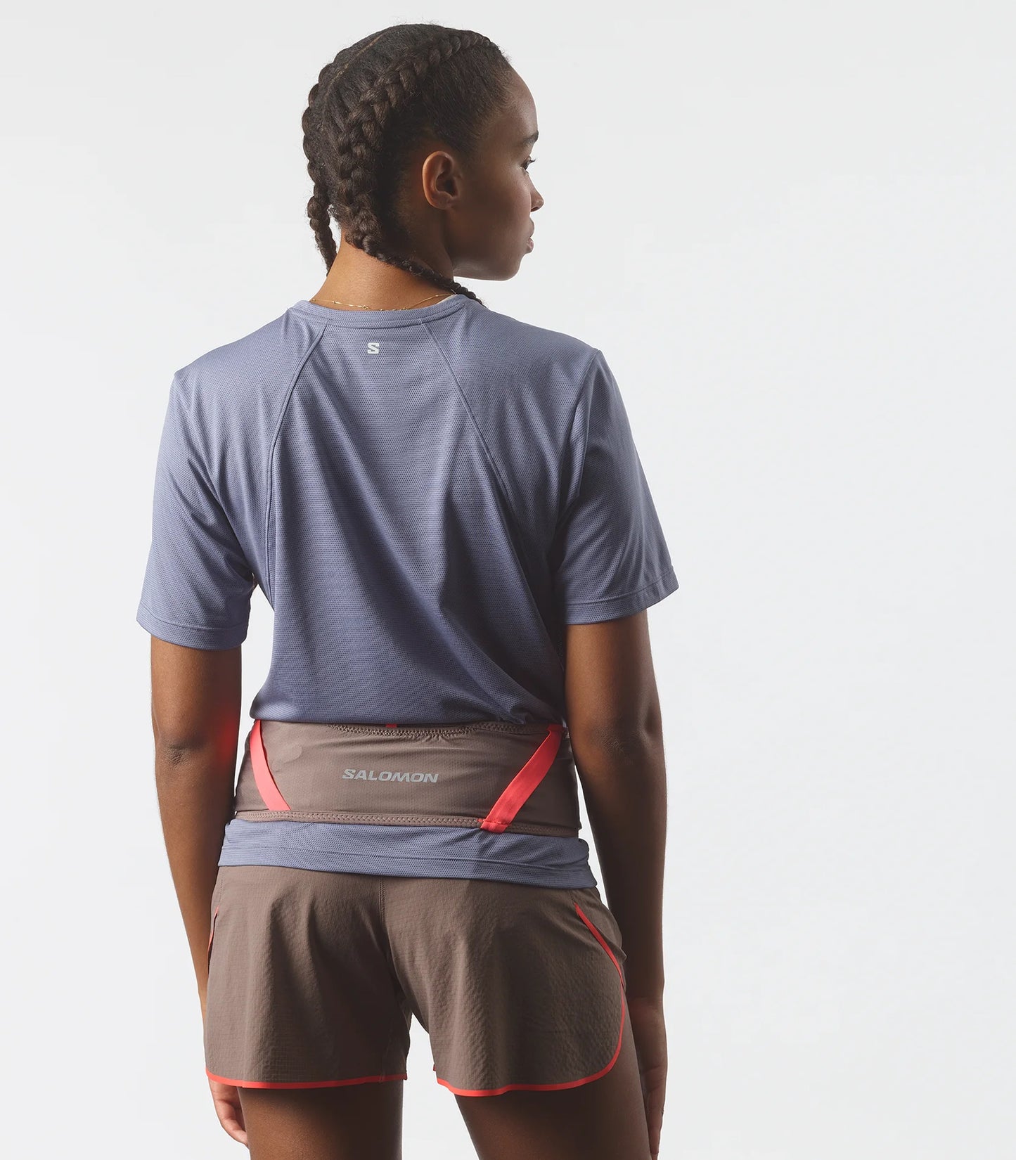 Salomon - Pulse Belt - iron / neon flame - ceinture trail running unisexe