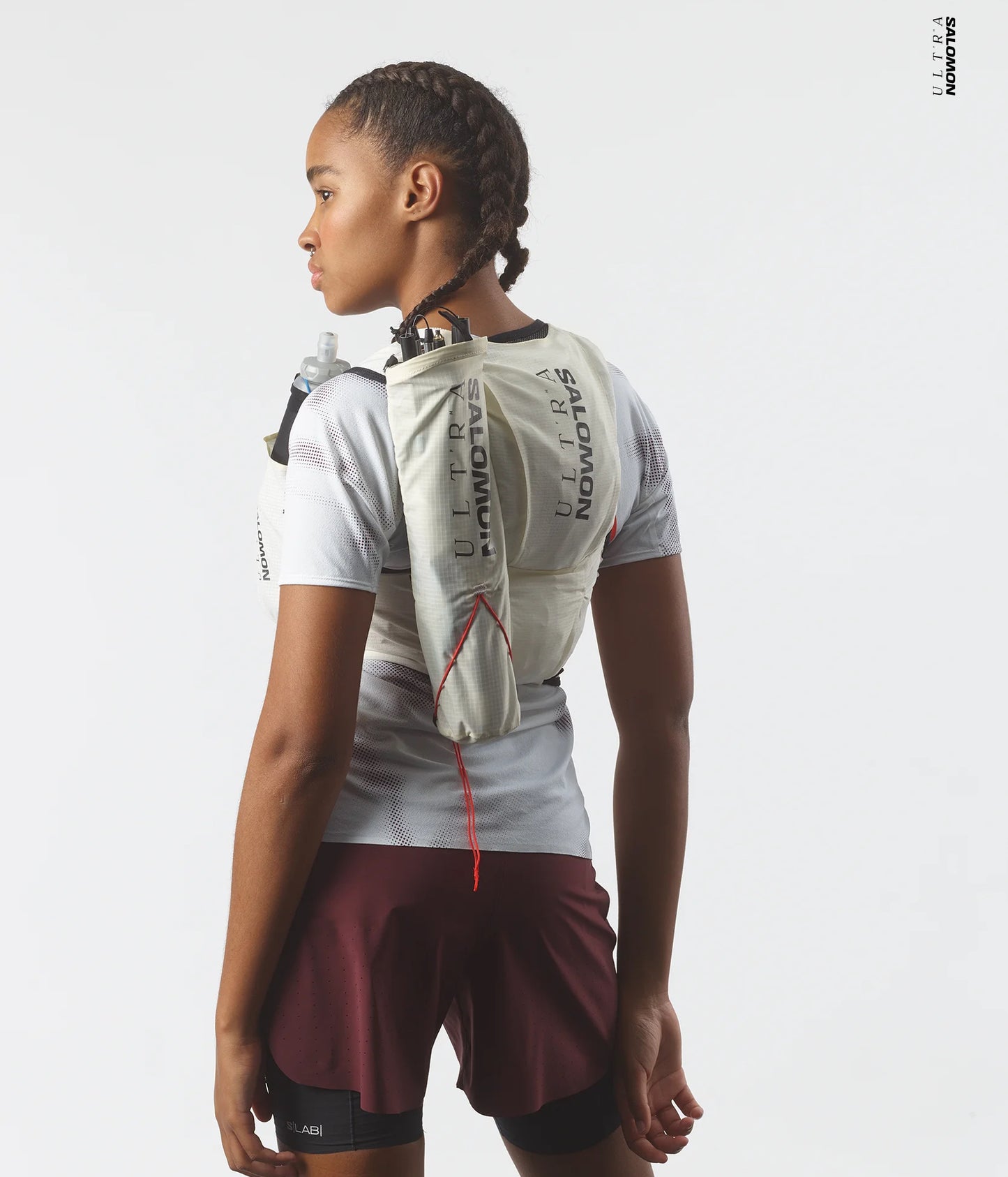 Salomon - Custom Quiver Ultra - vanilla ice / black - accessoire trail running