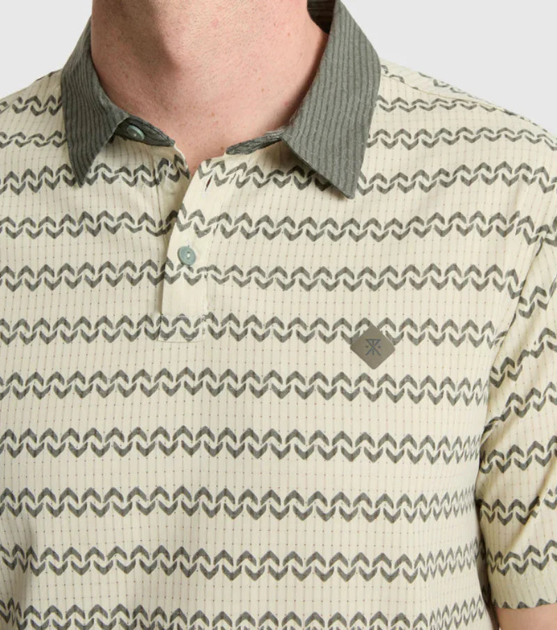Roark Run Amok - Bless Up Breathable Polo Shirt - sand - polo running hommes