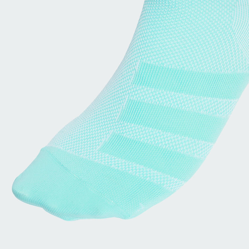 Adidas - RunxAdizero Socks - white / flash aqua - Chaussettes Running unisexe