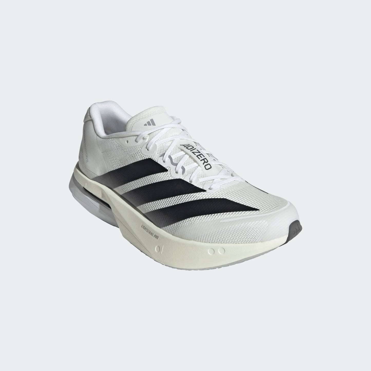 Adidas - Adizero Boston 13 - white / black - Chaussures running hommes