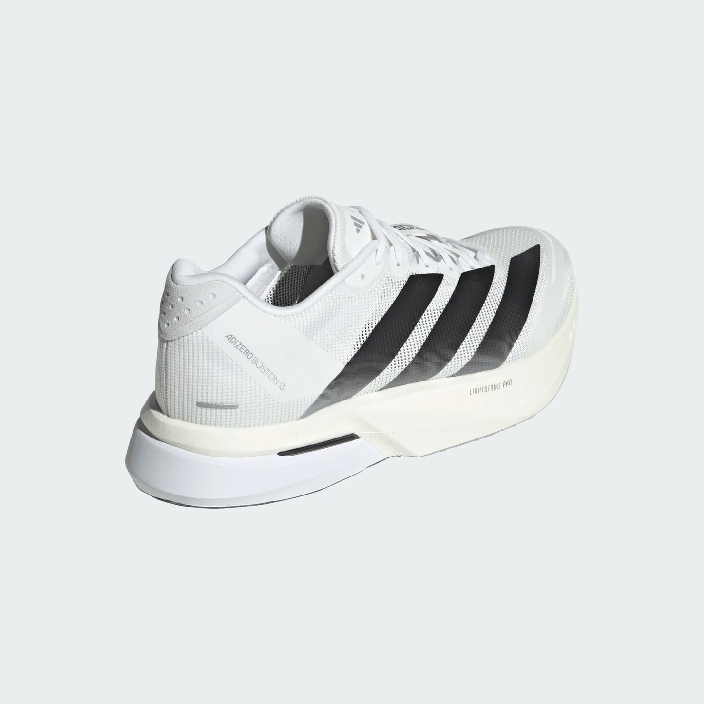 Adidas - Adizero Boston 13 - white / black - Chaussures running hommes