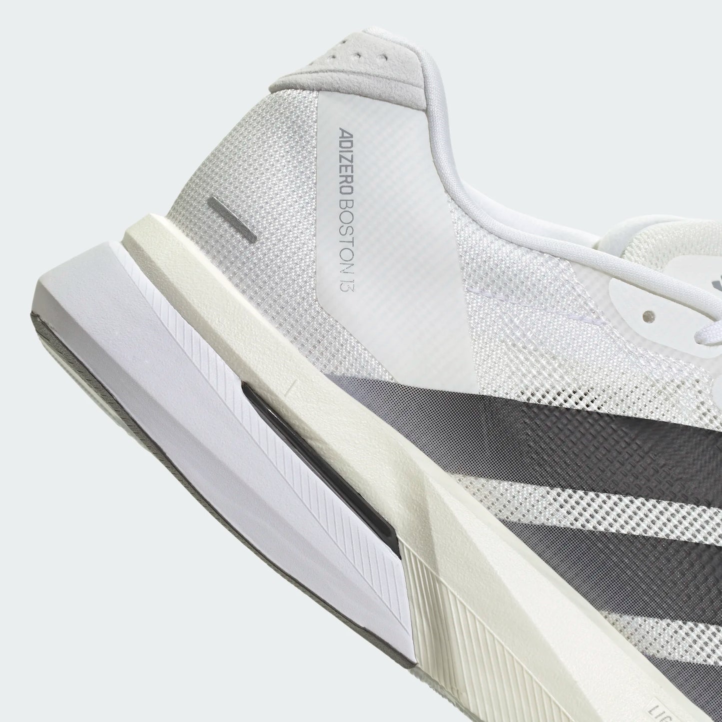 Adidas - Adizero Boston 13 - white / black - Chaussures running hommes