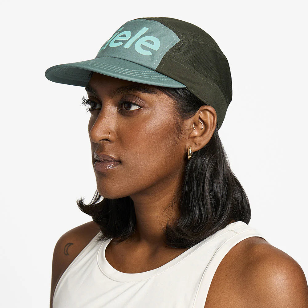 Ciele Athletics - GOCap Comp - Century - silver pine / seaweed - casquette running unisexe
