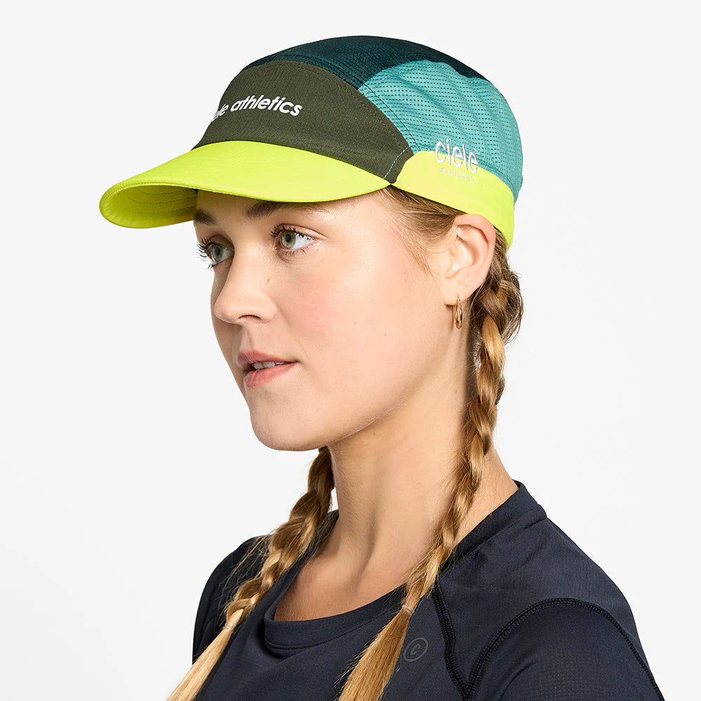 Ciele Athletics - FSTCap SC - Field - Iconic SL - seaweed / emerald - casquette running unisexe