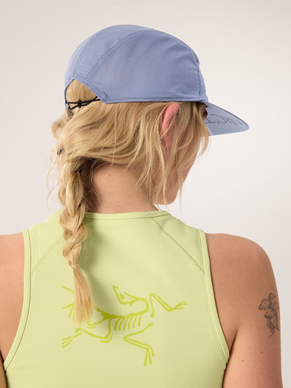 Arc’teryx - Aerios 5 Panel Hat - stratus / black saph - casquette running unisexe