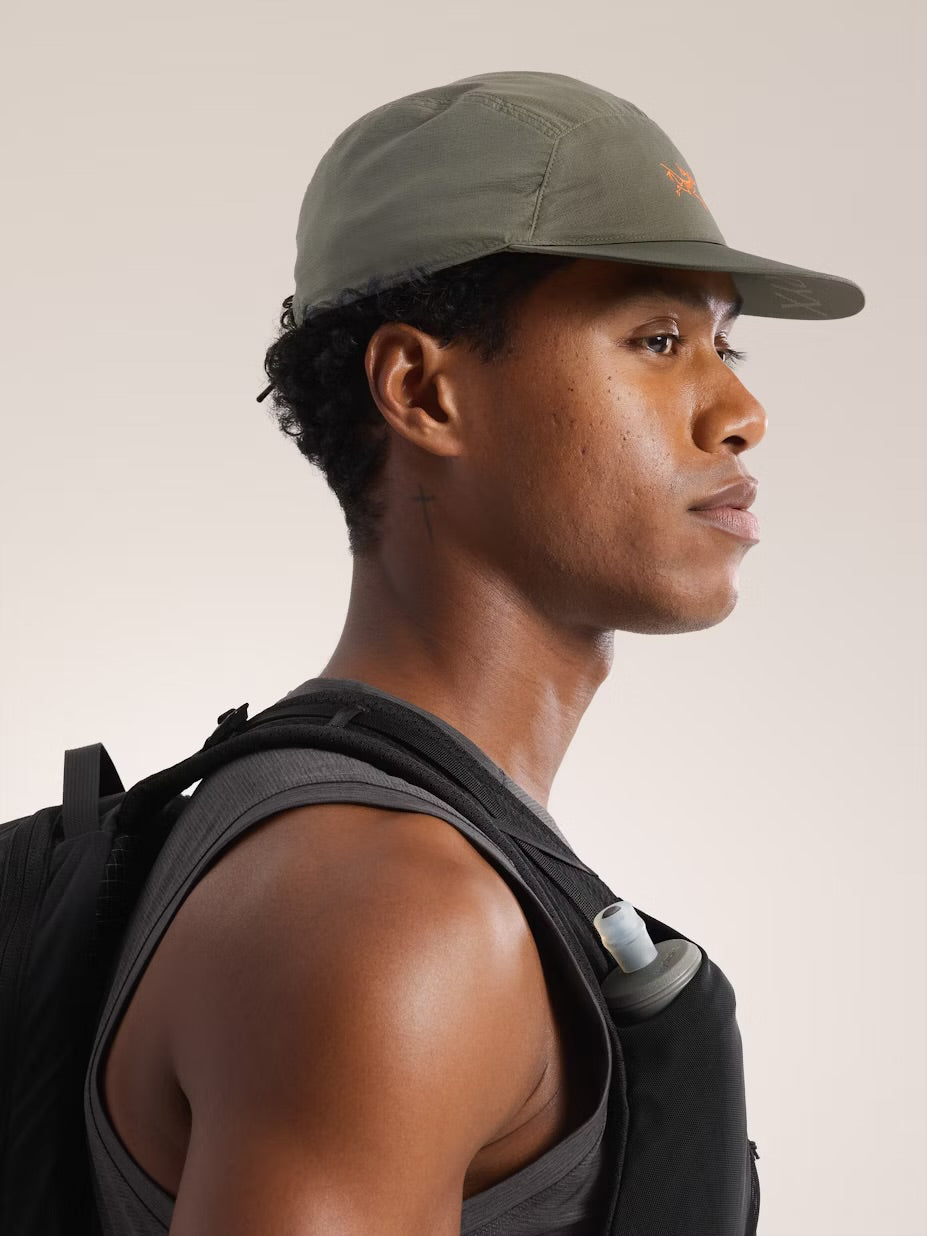 Arc’teryx - Aerios 5 Panel Hat - tatsu / verde - casquette running unisexe