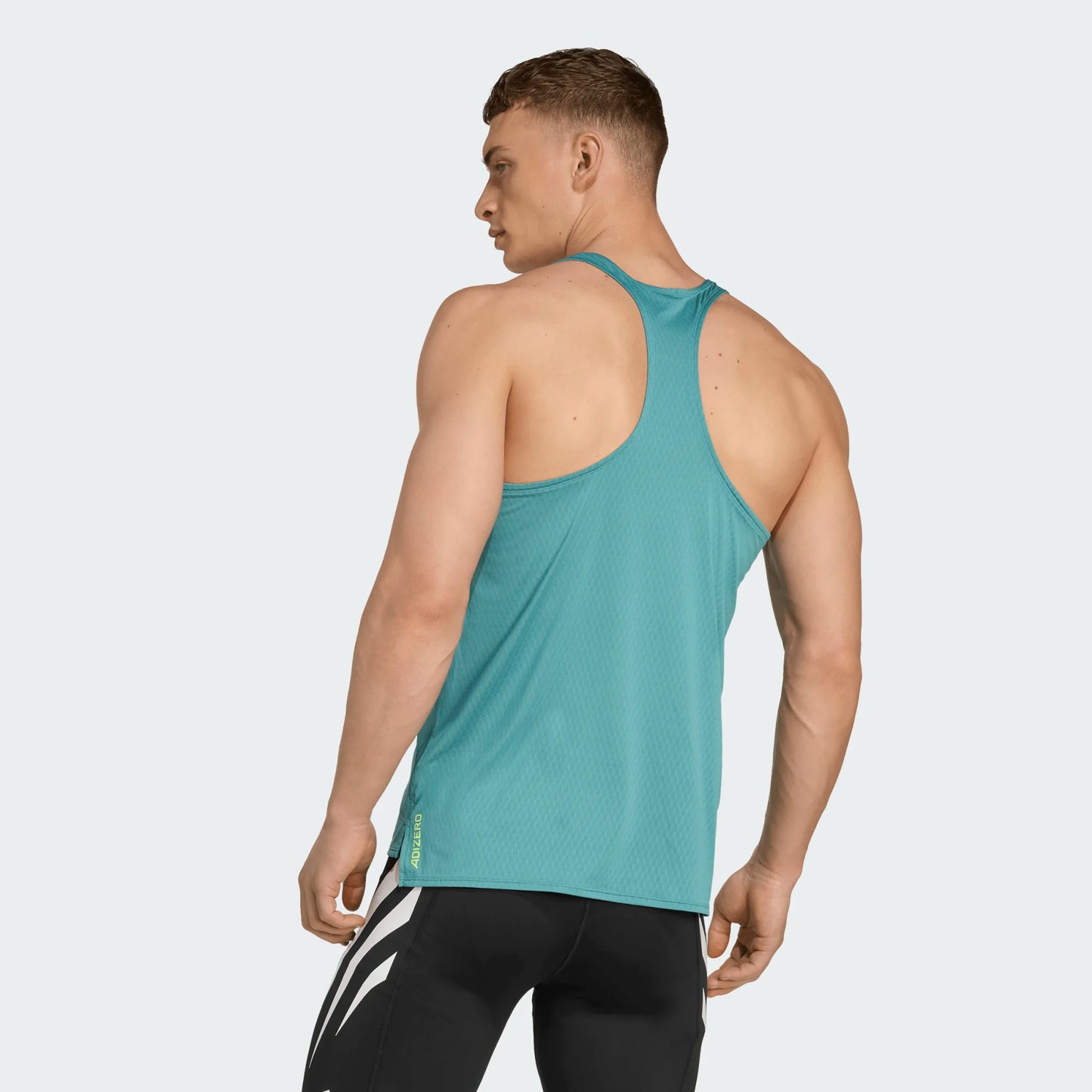 Adidas - Adizero Archive Singlet - powder teal - Débardeur running hommes