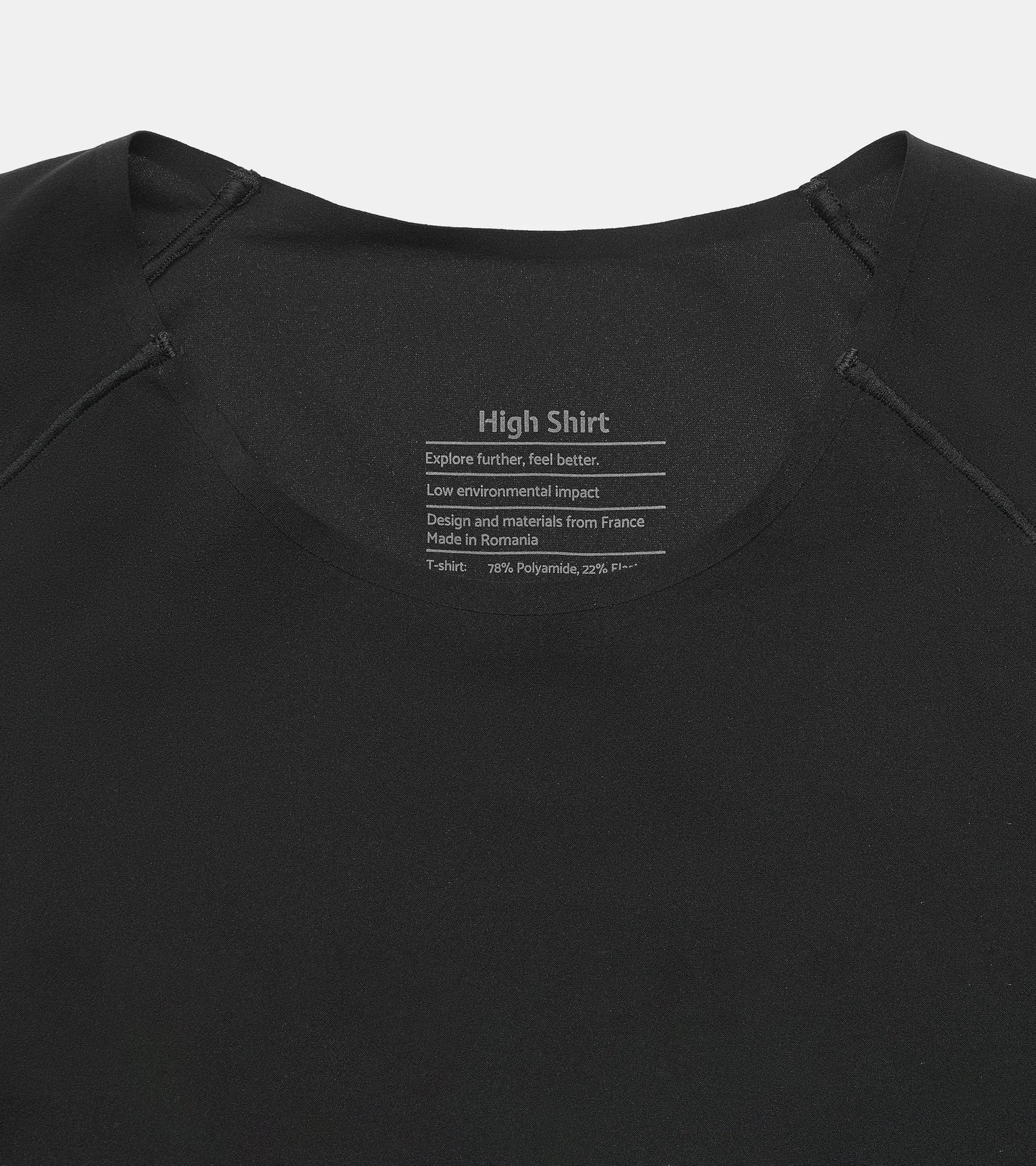 Wise - High Shirt - black - teeshirt running hommes