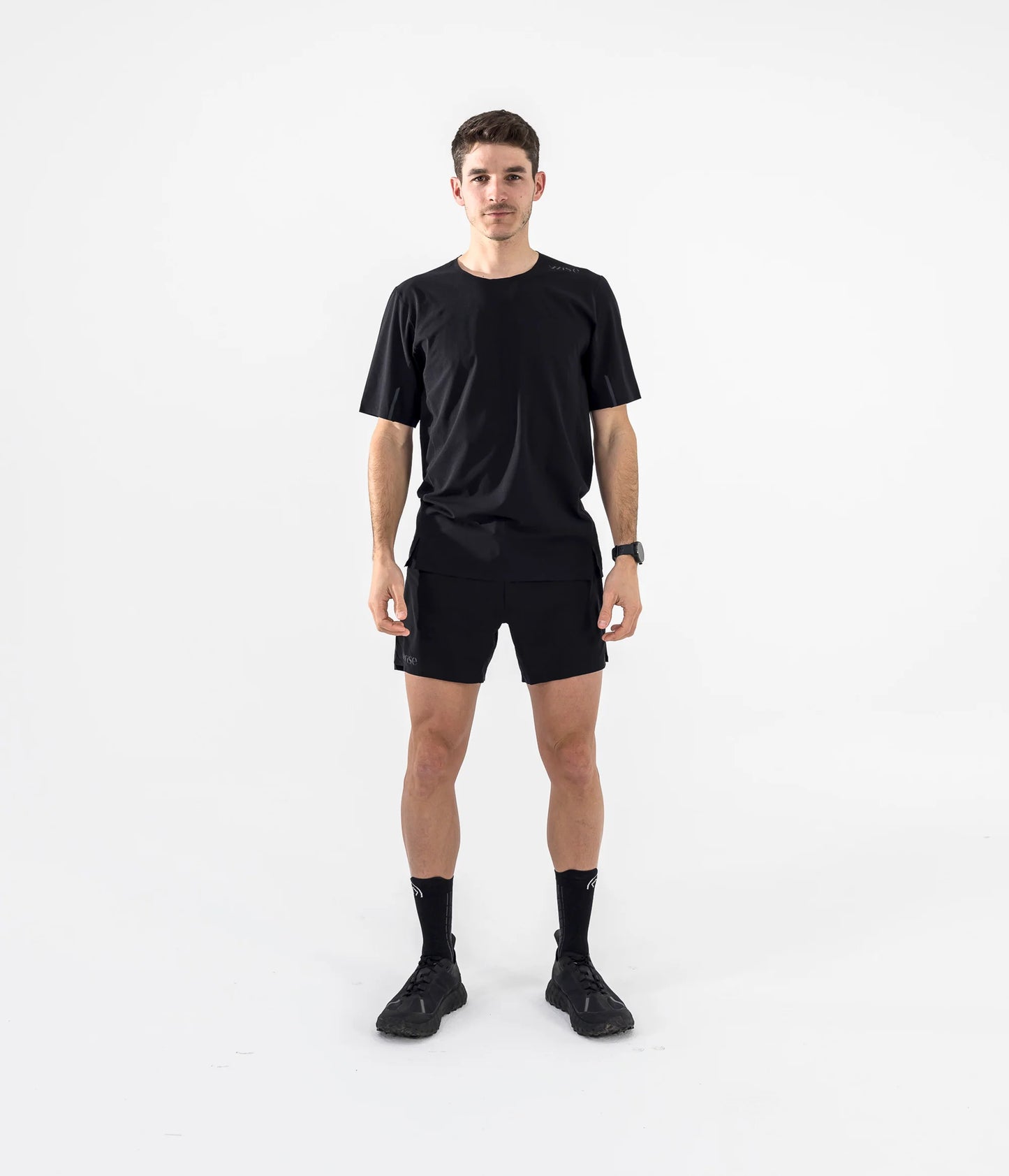Wise - Ultra Shirt - black - teeshirt running hommes