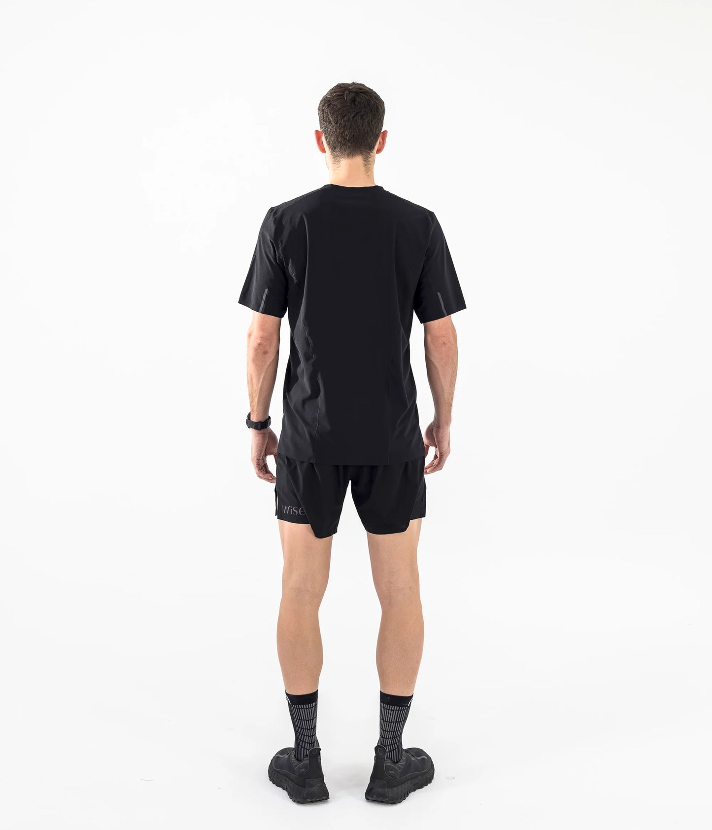 Wise - Ultra Shirt - black - teeshirt running hommes