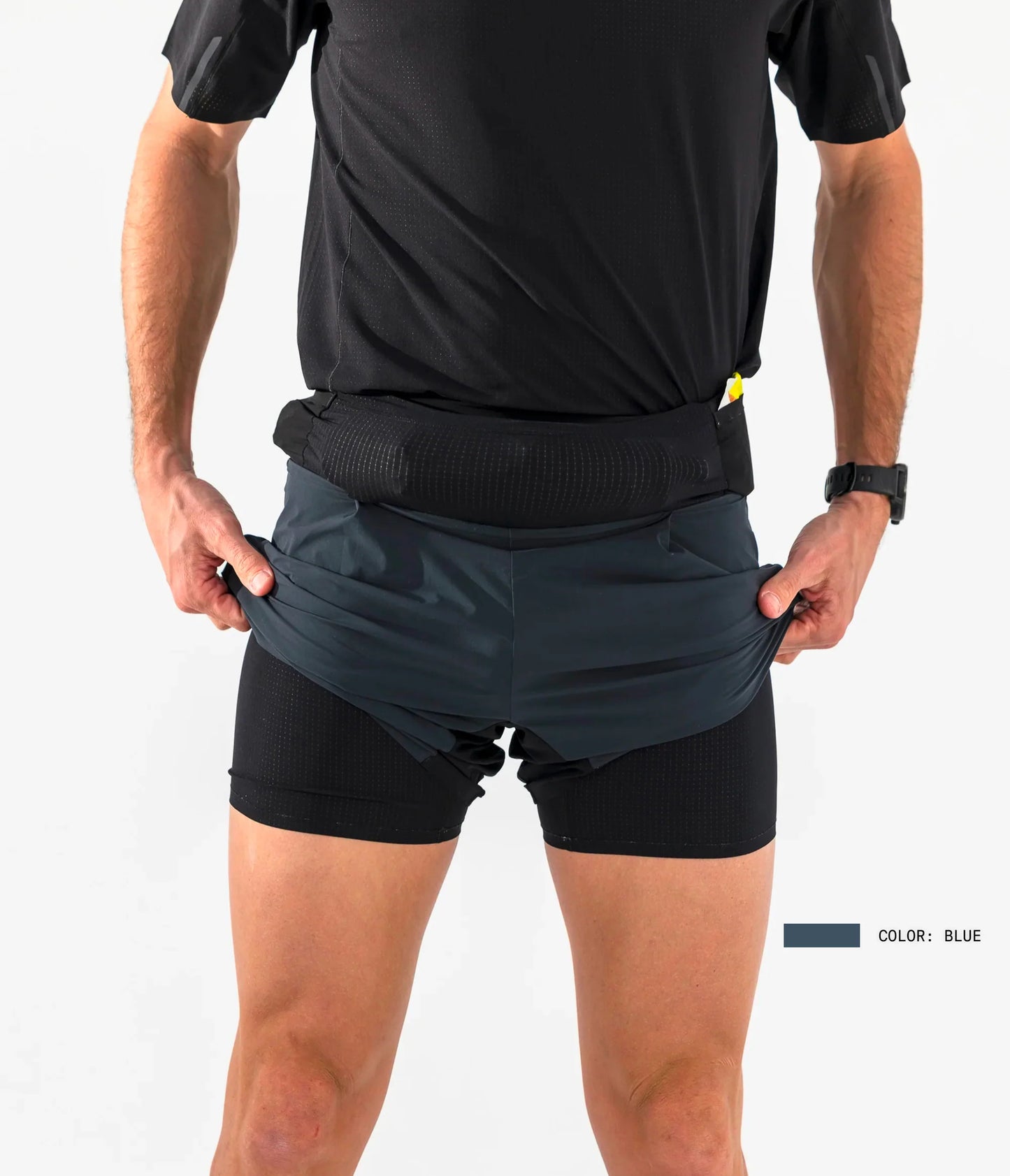 Wise - Short Sherpa Race - black - Short running hommes