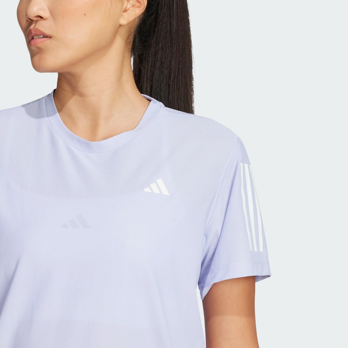 Adidas - W Own The Run Tee - vioton - teeshirt running femmes