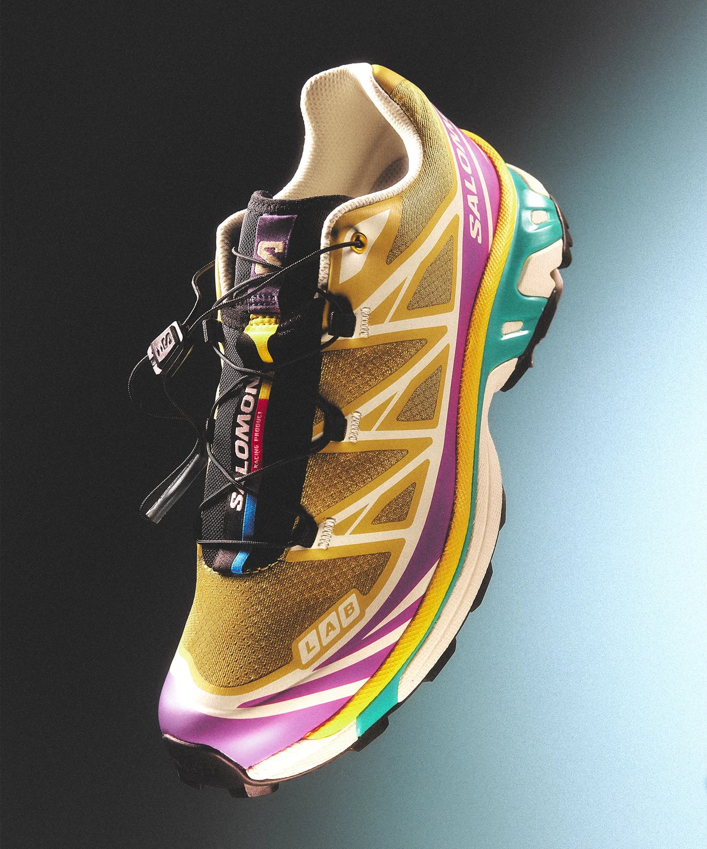 Salomon - XT-6 - Antique Gold / Transparent Yellow / Willowherb - chaussures unisexe