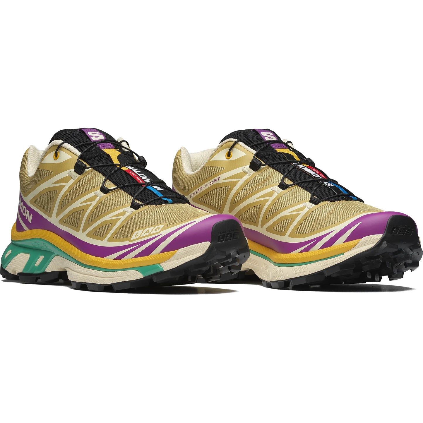 Salomon - XT-6 - Antique Gold / Transparent Yellow / Willowherb - chaussures unisexe