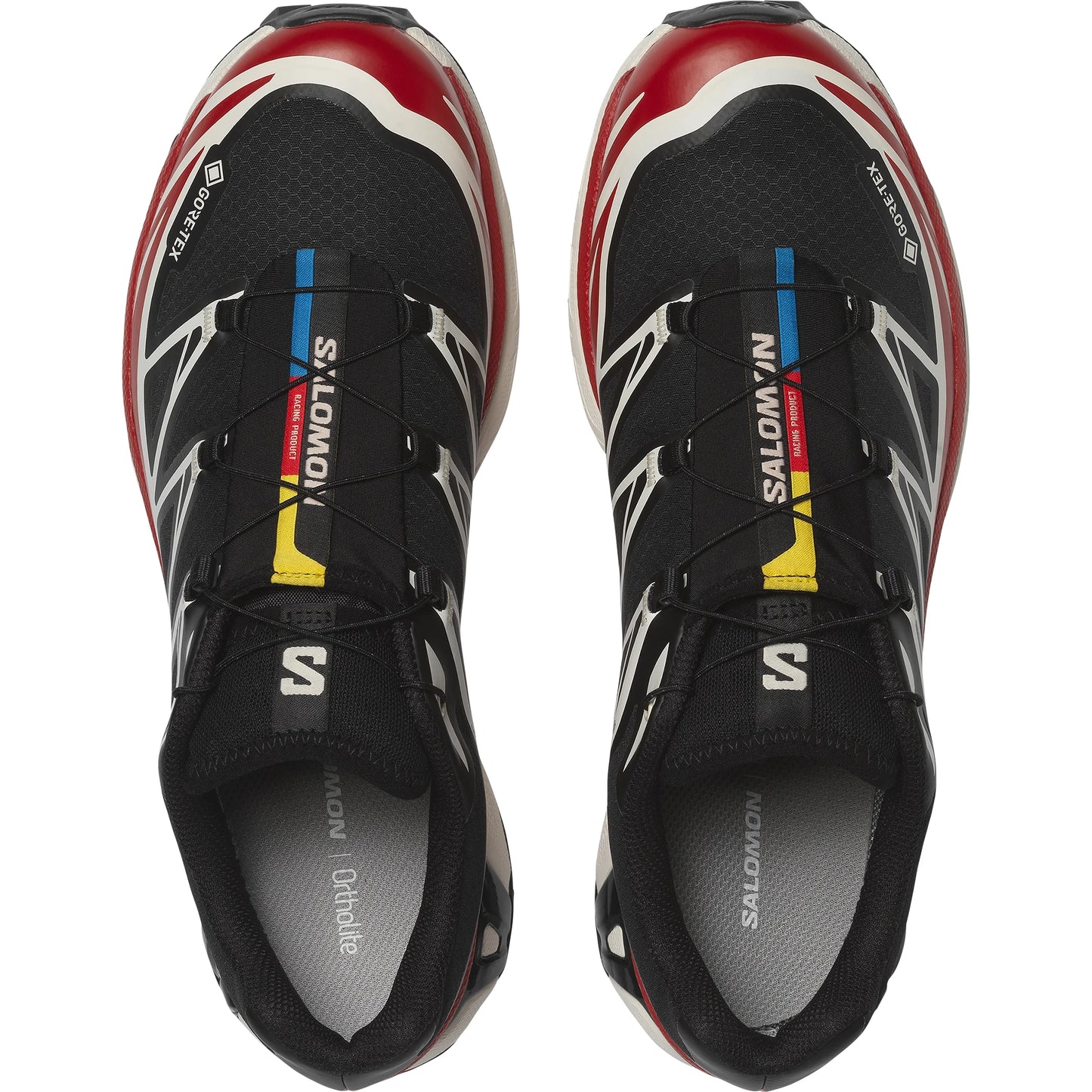 Salomon - XT-6 Gore-Tex - Black / Flame Scarlet / Vanilla Ice - chaussures unisexe