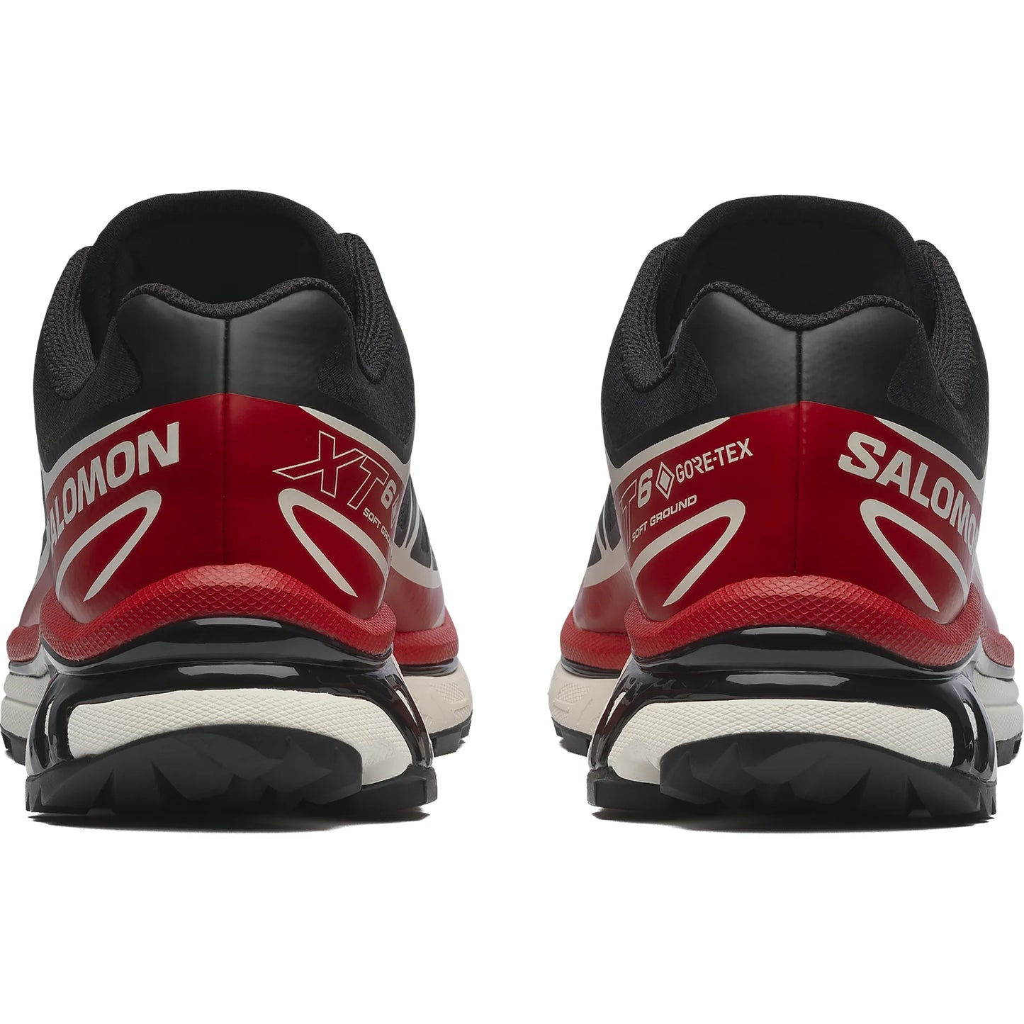 Salomon - XT-6 Gore-Tex - Black / Flame Scarlet / Vanilla Ice - chaussures unisexe
