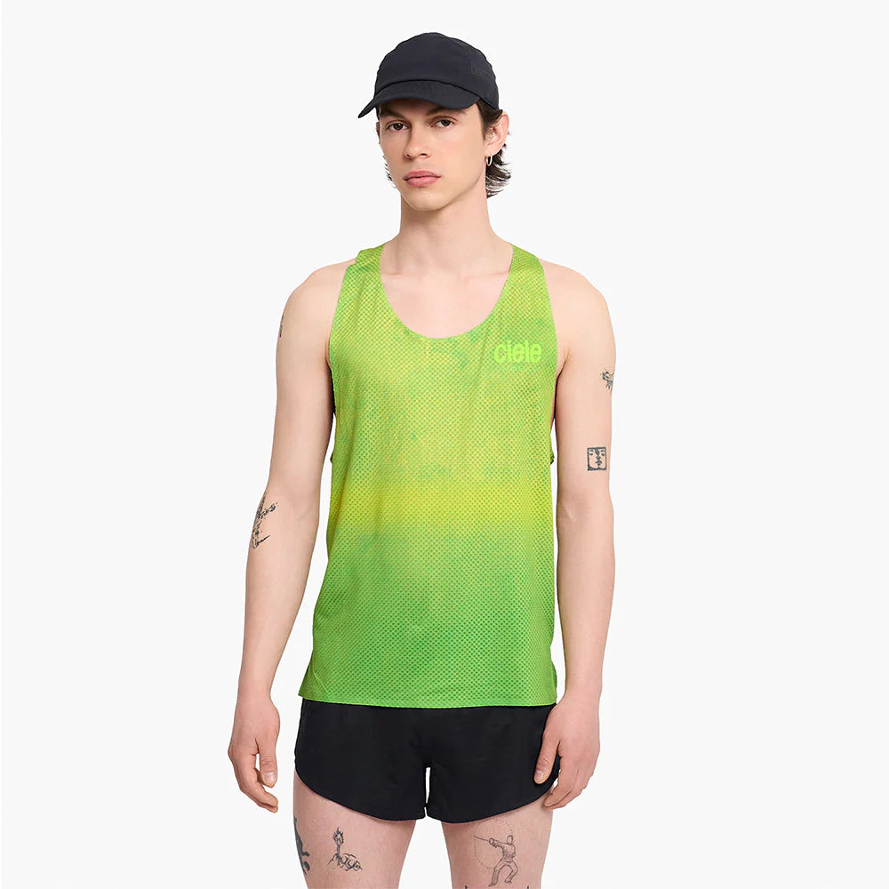Ciele Athletics - RDSinglet - Horizon acid - débardeur running hommes