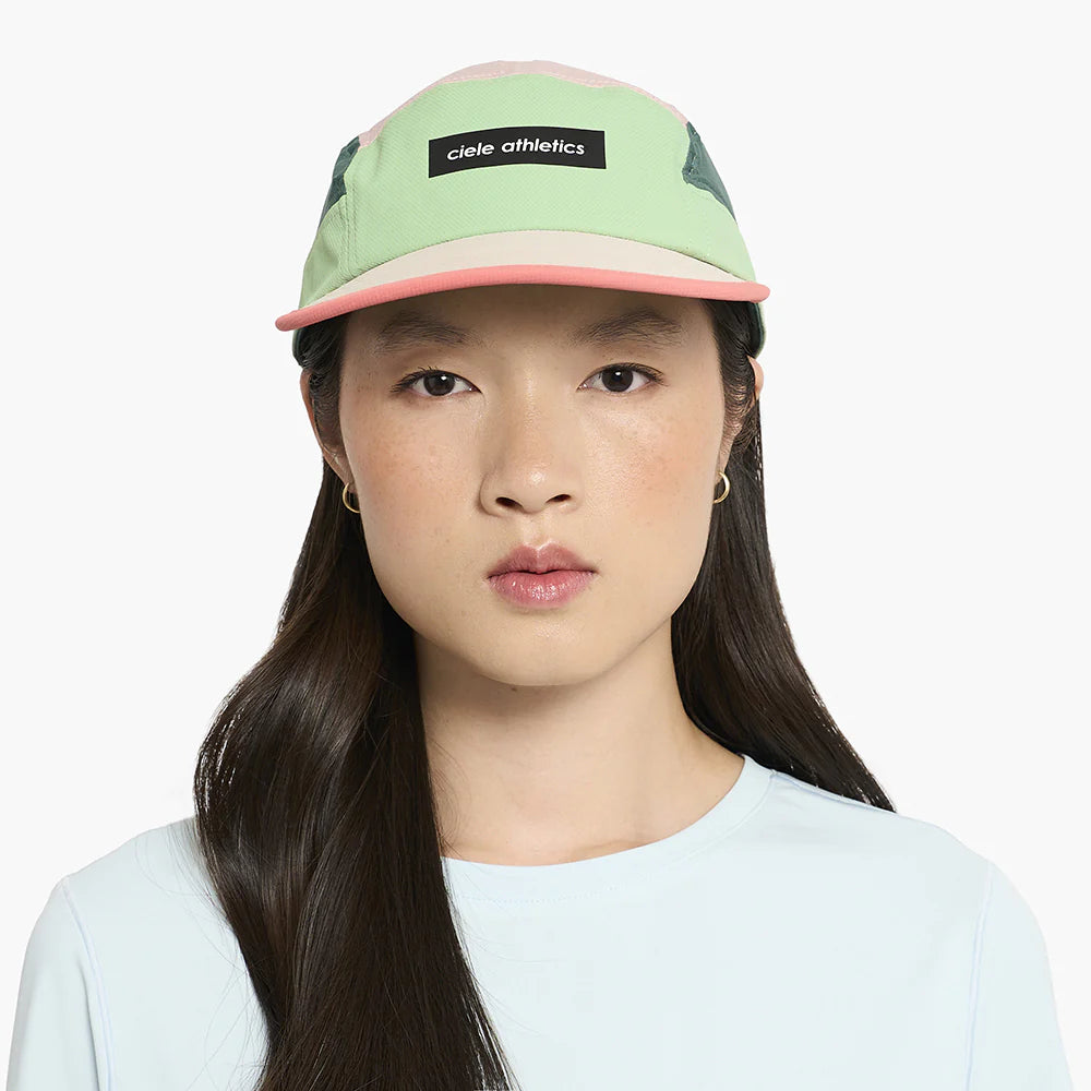 Ciele Athletics - GOCap Field - Iconic Bar - pistachio / silver pine - casquette running unisexe
